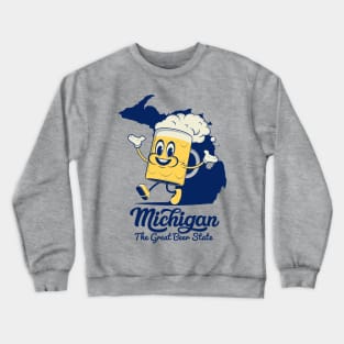 Michigan The Great Beer State Crewneck Sweatshirt